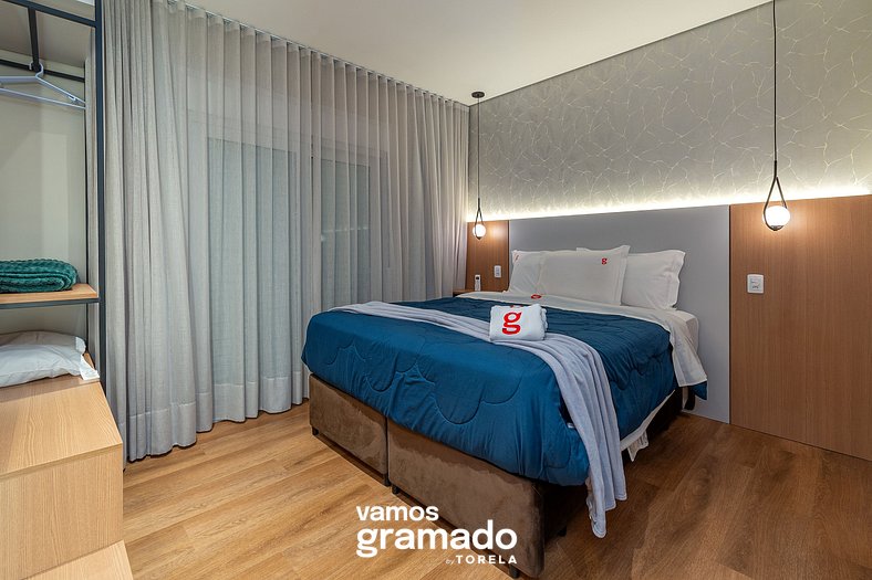 Reserva Orquídeas 207A - 3 suítes Centro Gramado