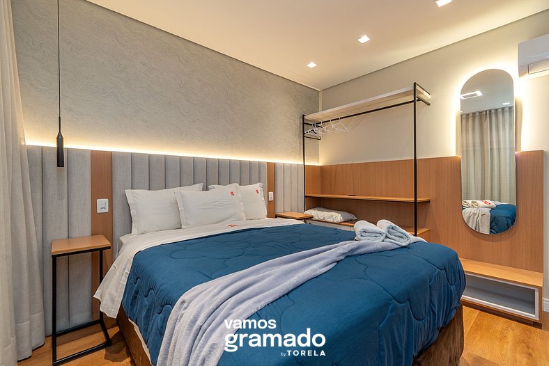 Reserva Orquídeas 207A - 3 suítes Centro Gramado