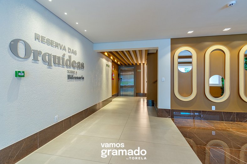 Reserva Orquídeas 207A - 3 suítes Centro Gramado